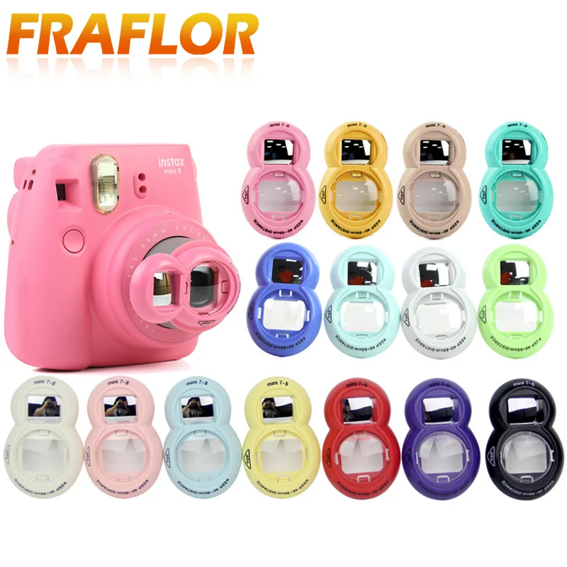 

Close-up Lens Shot Mirror 40-60cm Self-Portrait Photo Mirror Close Up Lens for Fuji Film Instax Mini7s/ 8 Camera Film Camera