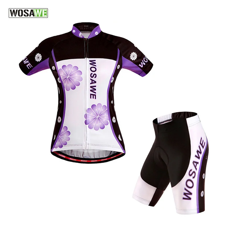 Harga WOSAWE Bersepeda Set Pendek Pria Wanita Musim Panas Lengan Pendek Sepeda T Shirt 4D Gel Padded Bernapas Balap Olahraga Pakaian Online WOSAWE Bersepeda Set Pendek Pria Wanita Musim Panas Lengan Pendek Sepeda T Shirt 4D Gel Padded Bernapas Balap Olahraga Pakaian