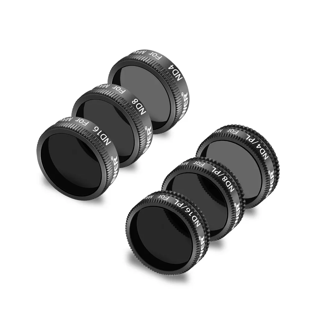Neewer 6 Pieces Pro Lens Filter Kit(3 ND, 3 ND/PL) for DJI Mavic Air