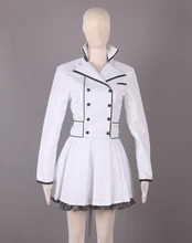 Rwby weiss schnee temporada 2 blanco lolita dress anime cosplay costume