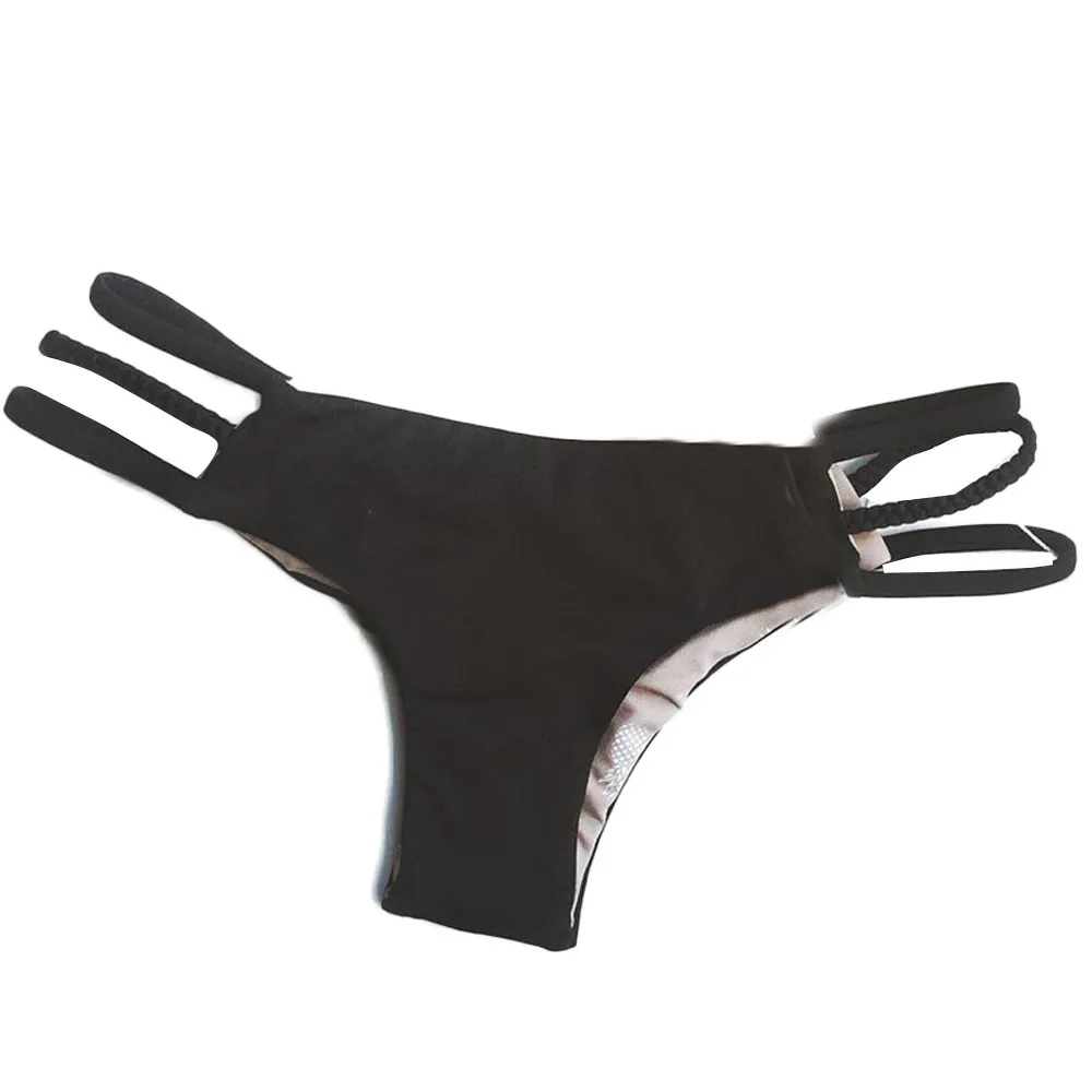 

2019 Ladies Low Waist Bikini Tankini Bottom Swimming Trunks Swimming Trunks Bathing Swim Trunks Sexy Triangle Thong #YL1