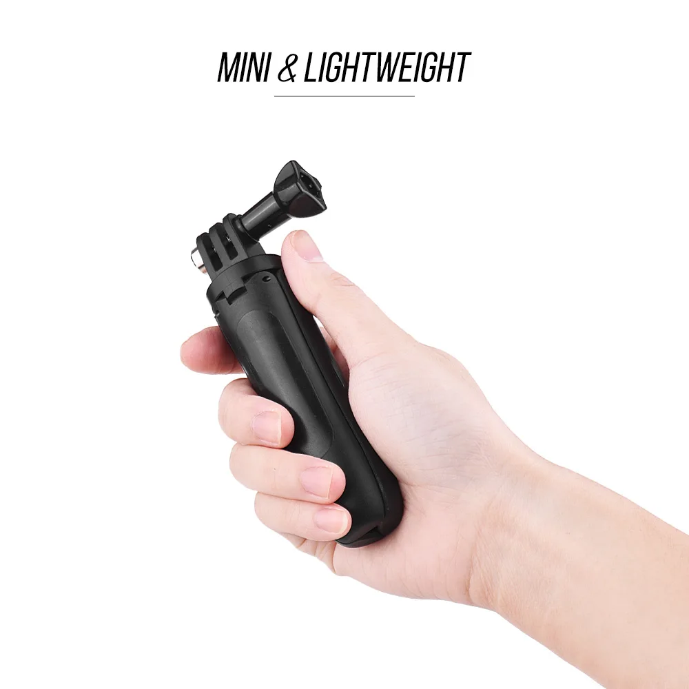 Mini Extension Selfie Stick Tripod Stand Hand Grip for GoPro Hero 3/5/4/3+3 for Yi Lite/4k/4k+ SJCAM/Andoer/AKASO