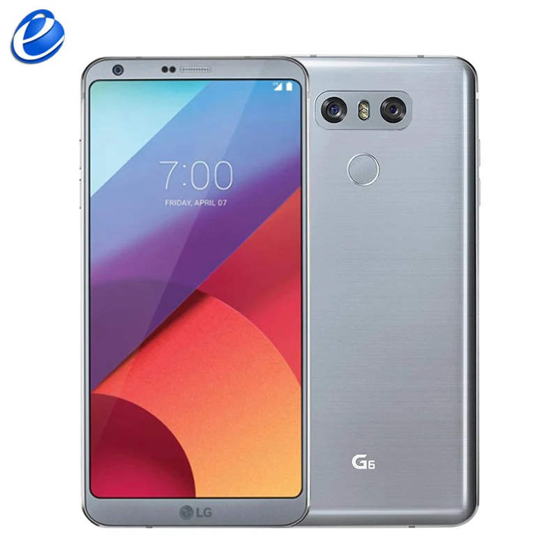 Разблокированный LG G6 G600 64 Гб ПЗУ одна Sim 5,7 дюймов NFC Android Snapdragon 821 двойная задняя камера 4G LTE мобильный телефон