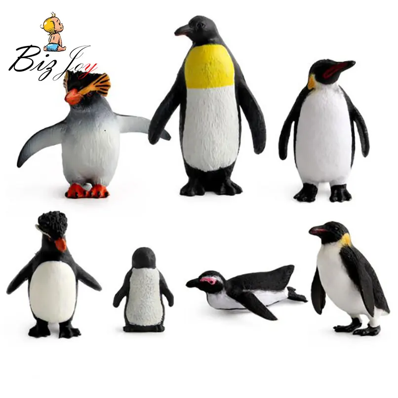 

Boys Girls Cute penguin Action Figures Toys Animal Model children Play Collection High Quality Kids development Imagination