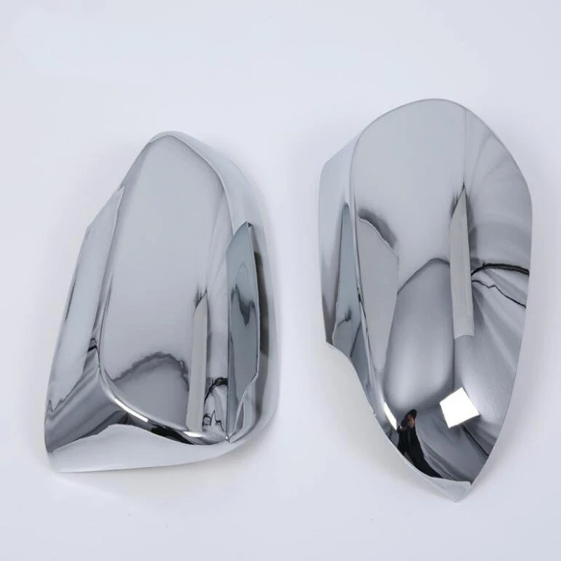 

2PCS Silver ABS Chrome Car Side Door Rearview Mirror Protect Frame Cover Trims Car Styling For TOYOTA C-HR 2017