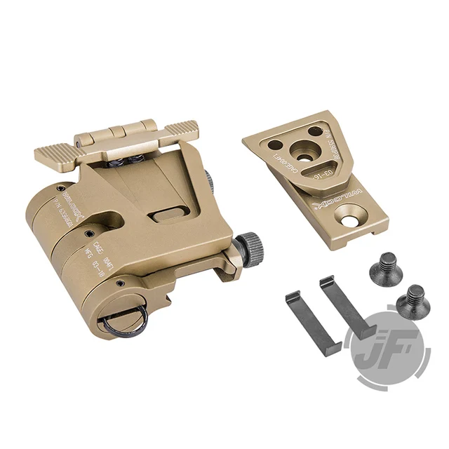 Tactical Magnifier Flip Mount Flip To Side Quick Detach w/ 5/8" Riser