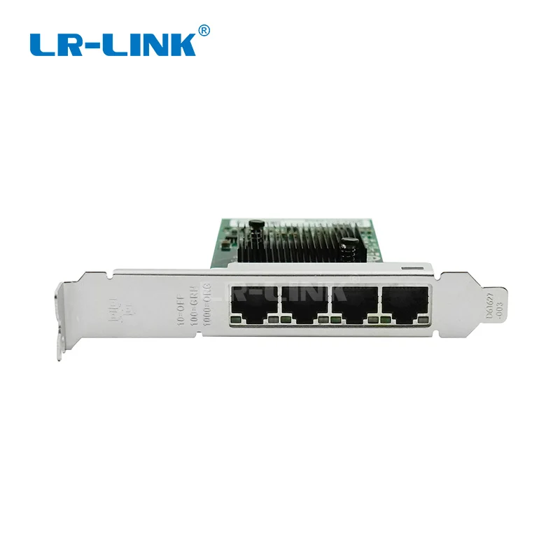 LR LINK LREC9714HT Intel I350 Chipset 10 100 1000Mbps PCIe x4 Quad Port Network Card Compatible 2