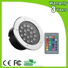 (4PCS/Lot) Warranty 3 Years 12W 18W 36W RGB LED Underground Light Buried Lamp Floodlight Remote Color Change Spot Wall Washer цена (4PCS/Lot) Warranty 3 Years 12W 18W 36W RGB LED Underground Light Buried Lamp Floodlight Remote Color Change Spot Wall Washer цены онлайн