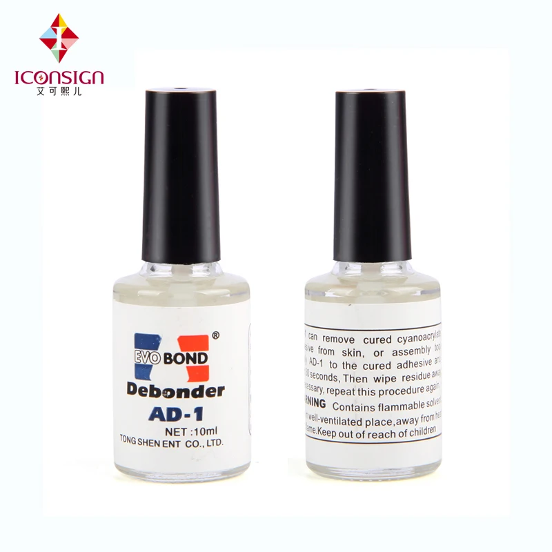 

ICONSIGN 20 bottles/lot Hot salling eyelash glue remover fast remove glue for tweezers Liquid remover Not suitable for eyes