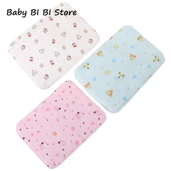 

3 ColorS 35*25cm Baby Changing Pad Reusable Waterproof Stroller Diaper Folding Soft Mat Washable