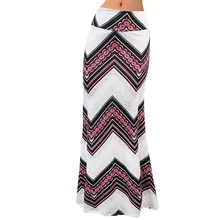 Летняя уличная Женская юбка размера плюс с красным принтом Harajuku Корейская Длинная Юбка Готическая женская одежда женские юбки s