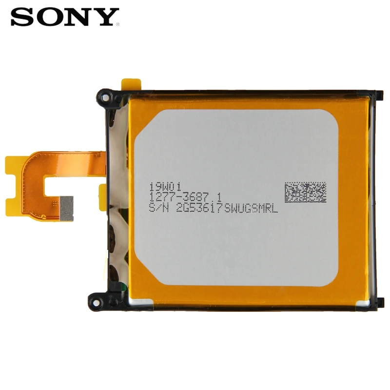 Сменный аккумулятор Sony для SONY Xperia Z2 L50w Sirius SO-03 D6503 D6502 LIS1543ERPC настоящий аккумулятор для телефона 3200 мАч