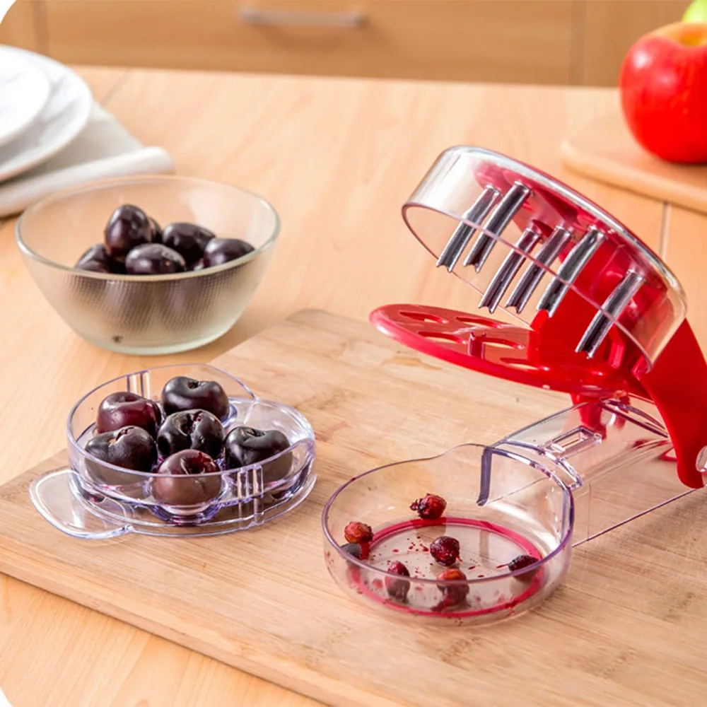 

Cherry Core Pit Fruit Stoner Olive Seed Corer Pitter Gadget Remover tool Remove