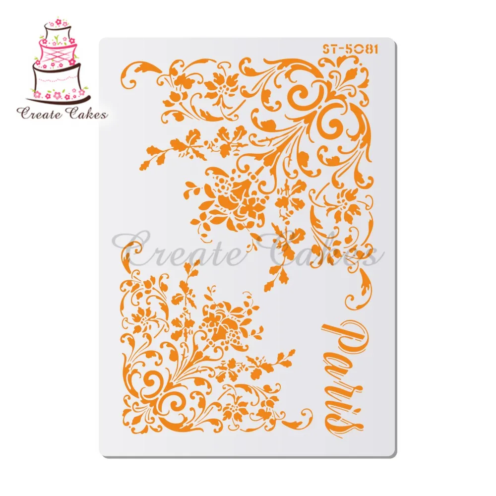 

Flower Decorating Stencils For Walls Painting Scrapbooking Stamp Album Decorative Embossing DIY Craft Paper Card Flower Template