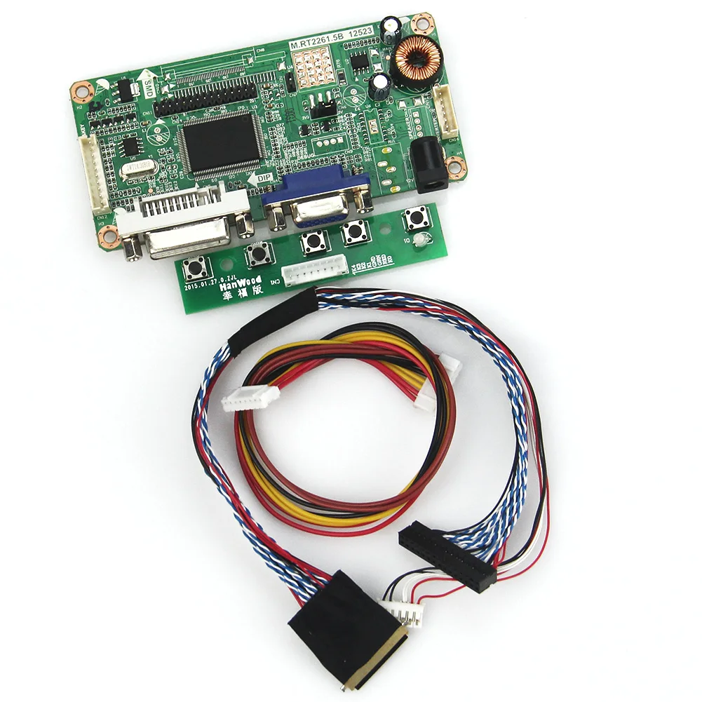 

(VGA+DVI) M.RT2261 M.RT2281 LCD/LED Controller Driver Board For LTN101NT02 B101AW03 LVDS Monitor Reuse Laptop 1024x600