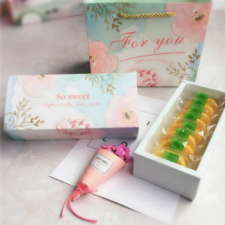 24pcs 22x10x5.6cm High Quality Large Cardboard Cookies Box ...