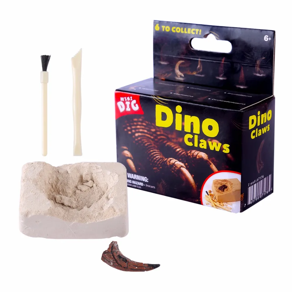

DIY Dinosaur Claw Digging Fossils Excavation Toys For Kids Children Learning Educational Party Christmas Gift Toy Type Random