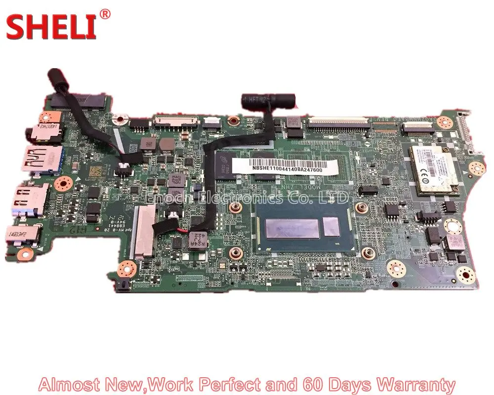 

SHELI For Acer Chromebook C720 C720P Laptop Motherboard NBSHE11004 NB.SHE11.004 DA0ZHNMBAF0 ZHN 2955U System Board Mainboard