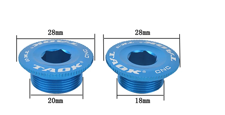 TAOK 18 мм/20 мм горные велосипеды MTB дорожные велосипеды ось цвет колесо для цепной передачи винты части шоссе зубная пластинка винты