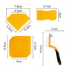 Sealant Tool Grooving Tool I Complete Set: Joint Brush with Joint Scraper and Joint Smoother I Perfect for Bathroom, Kitchen 3