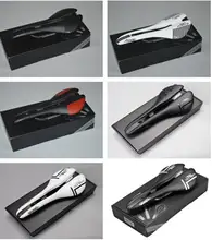 6 colores San Marco aspide carretera asiento de cuero de fibra de carbono sillas de montar bicicleta sillin bici carril arco cojín 110g