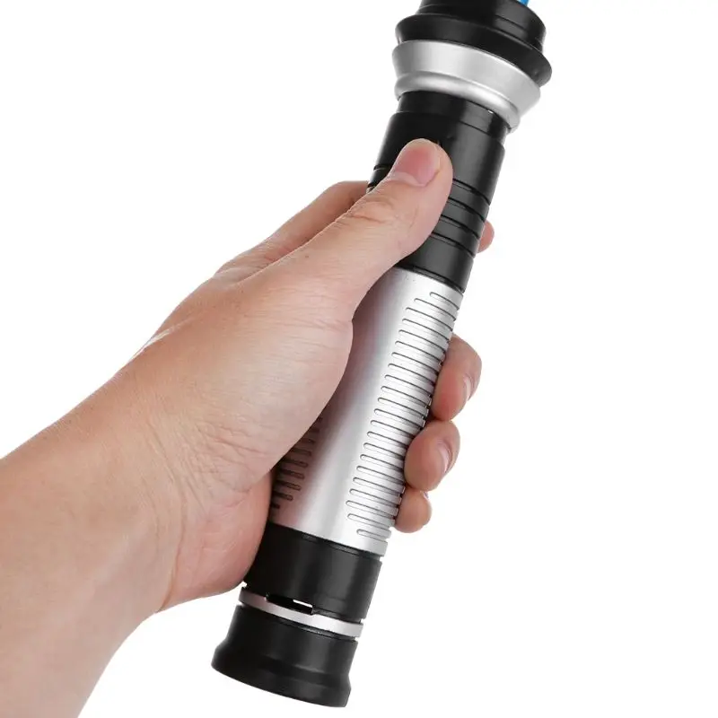 HBB 1PC New Telescopic Lightsaber Toys Flashing Sword Cosplay Luminous Music Star Laser Toy Swords Kids Toy Boys Gifts
