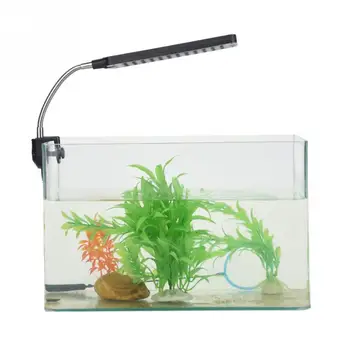 

24LED / 48LED Flexible Arm Clip-On Touch Switch 4 Modes Aquarium Fish Tank Lamp Led Lighting EU/US Plug