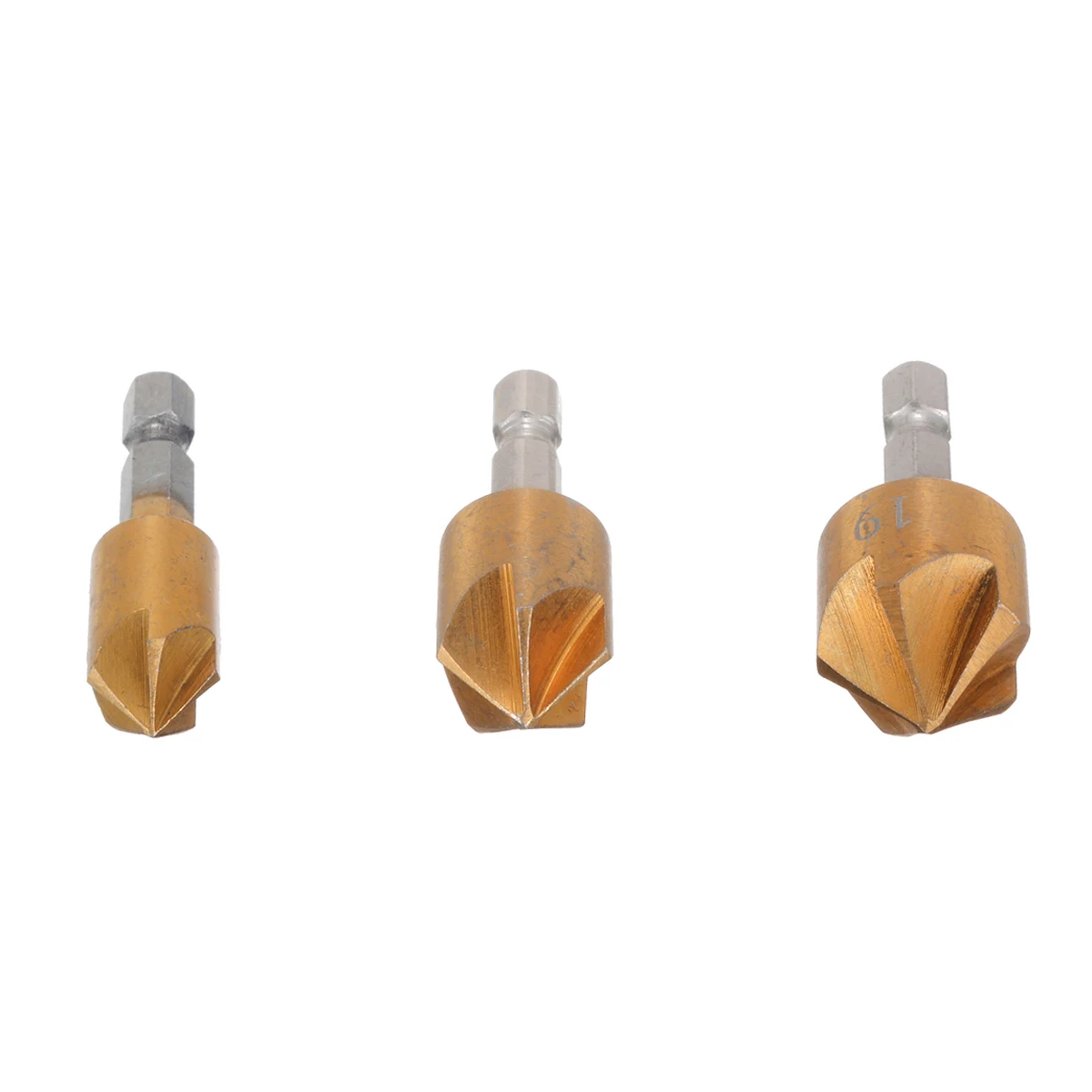 3Pcs HSS 1/4