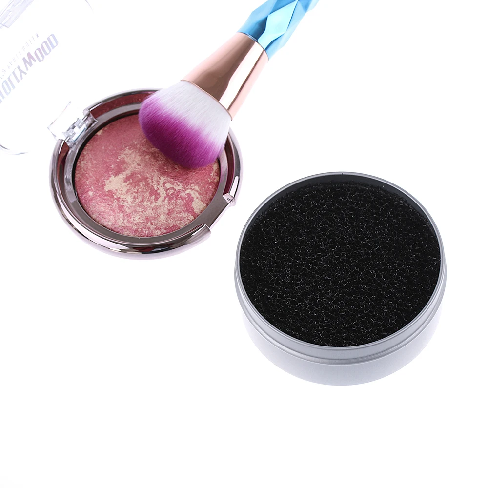 

1 Pc New Fashion Beauty Makeup Brush Cleaner Sponge Remover Color From Brush Eyeshadow 3 Second Color Off Wash Tool