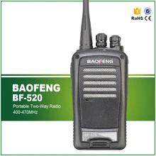 Scorching Promote 5W Model New UHF 400-470 16 CHS Baofeng BF-520 Black Low-cost Walkie Talkie