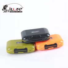 ILure 11*3,2*7,5 см коробка для рыболовных снастей Водонепроницаемая скала Spareparts коробка для рыбной ловли, Рыбная ловля ящик для принадлежностей двухслойные крючки ящик для инструментов