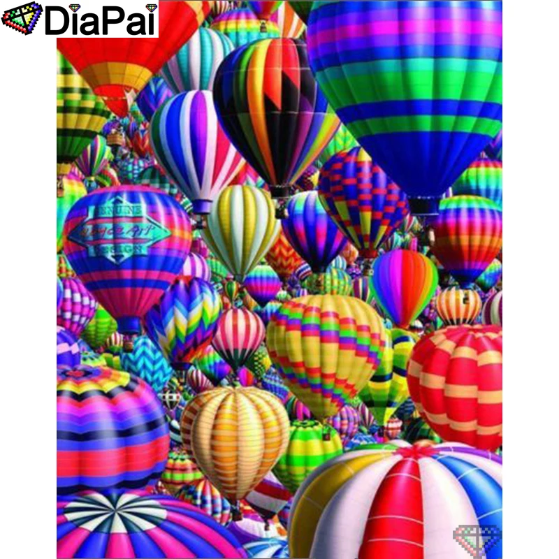 DIAPAI 5D DIY Алмазная картина 100% полная квадратная/круглая дрель &quotвоздушный шар&quot
