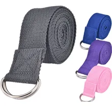 Женский эластичный ремень для йоги d-кольцо Пояс Фитнес тренировки веревка фигура талии ноги эспандер ДЛЯ ФИТНЕССА Полосы Хлопок