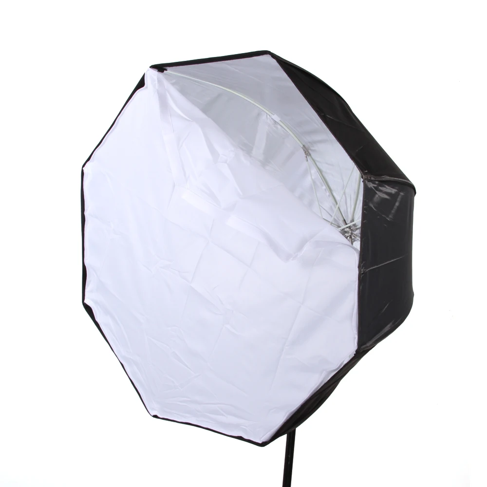 80 см/3" зонт софтбокс Brolly Отражатель Диффузор с углеродным волоконный кронштейн для Speedlite Flash светильник