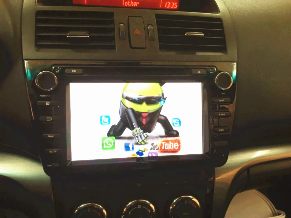 Excellent 2GB RAM Quad Core 8" Android 8.1 Car Audio DVD Player for Mazda 6 2008-2012 With Radio GPS 4G WIFI Bluetooth 16GB ROM USB DVR 3