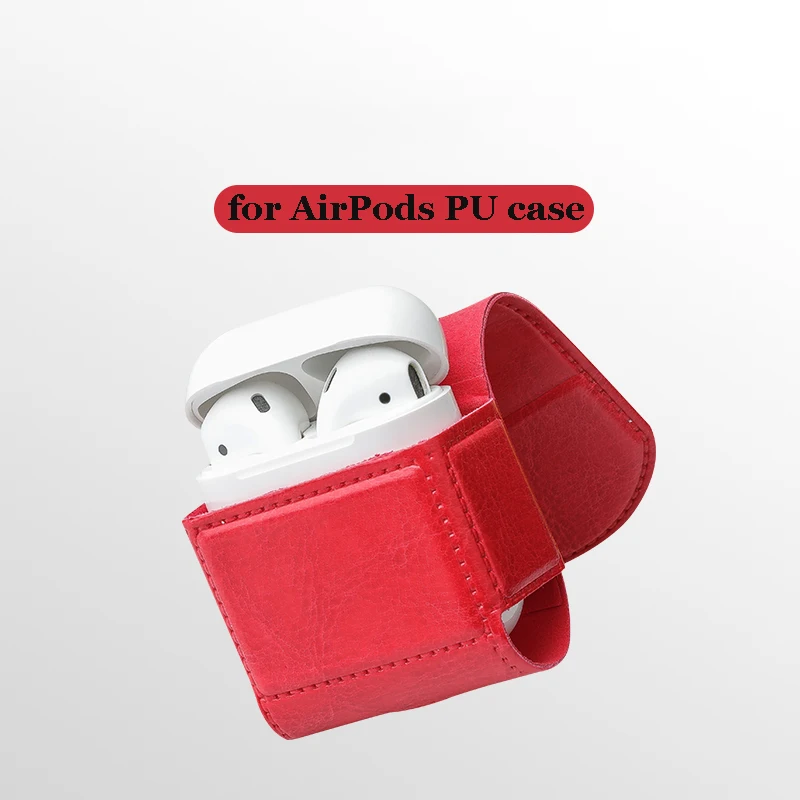 Suntaiho для Apple Airpods чехол из искусственной кожи для Apple AirPods чехол сумка для наушников противоударный воздуха стручки тонкий протектор i12 i13