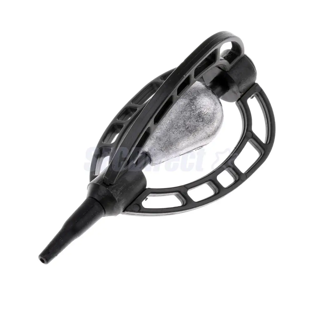 In-line Method Fishing Feeder Swim Feeders Carp Fishing Baits Cage Trap with Lead Sinker 40g 45g
