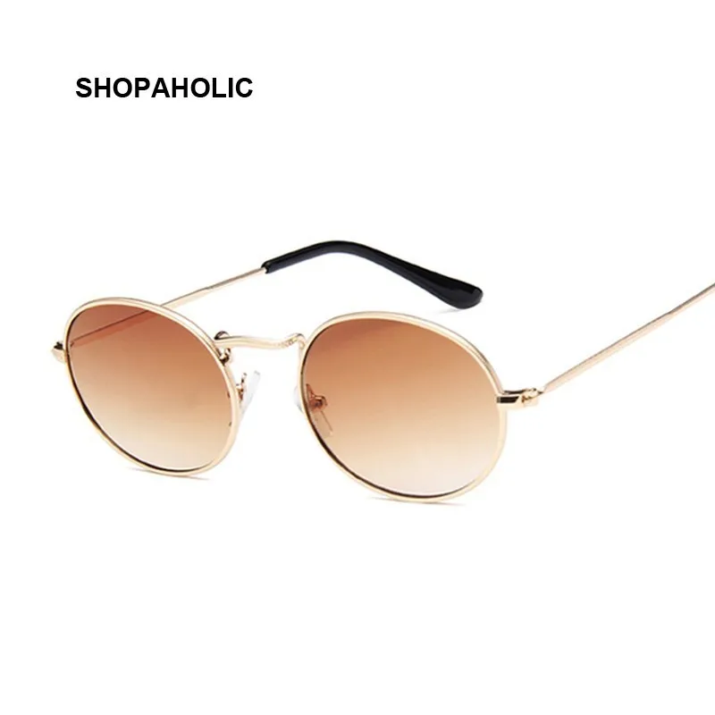Ретро круглые розовые Солнцезащитные очки женские брендовые дизайнерские солнцезащитные очки для женщин из сплава зеркальные женские Oculos