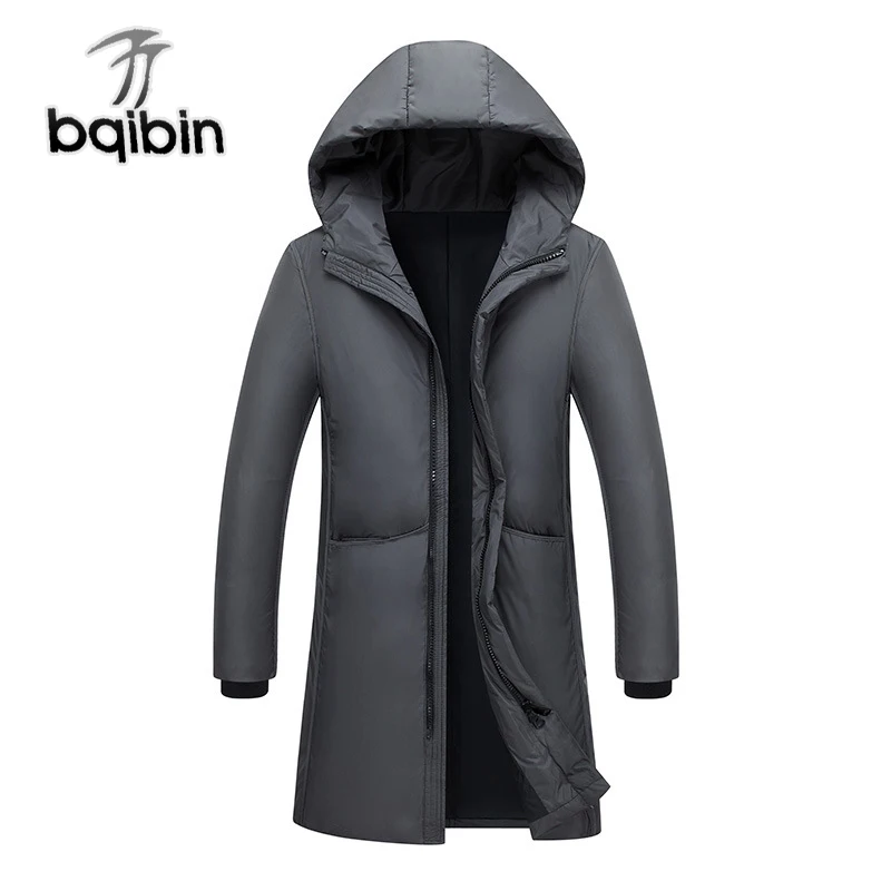 

2018 New Long Can Withstand - 20 Degrees Winter Jacket Men Big Real Fur Collar Hooded Duck Down Jacket Big Size 2XL 3XL