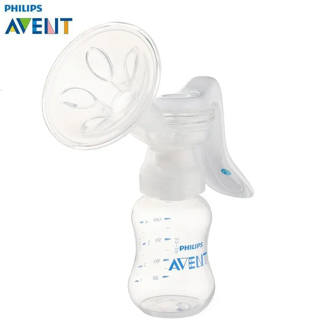 

AVENT 120ml Manual Breast Feeding Pump Original Breasts Silicon BPA Free Natural Bottle Baby Nipple Function Pumps For Bottles