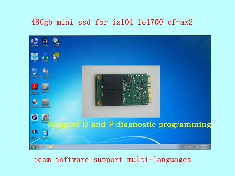 2019 12 ISTA/D 4 20 ISTA/P 3 66 для BMW ICOM Программное обеспечение SSD Многоязычное с инженерами