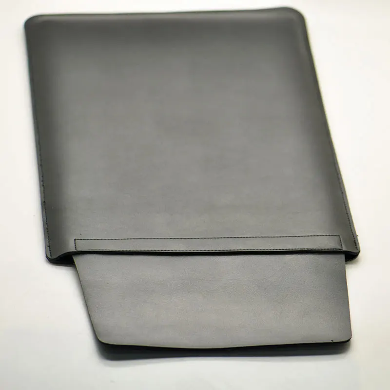 bolsa, couro genuíno laptop sleeve case para