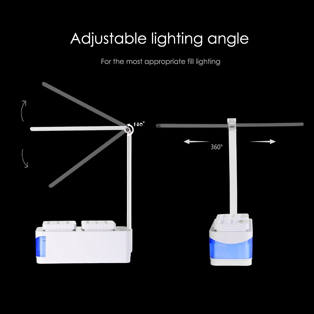 Многофункциональный Умный комнатный Набор для выращивания трав, садовых растений, гидропонная система для выращивания трав, светодиодный настольный светильник для чтения, AC100-240V