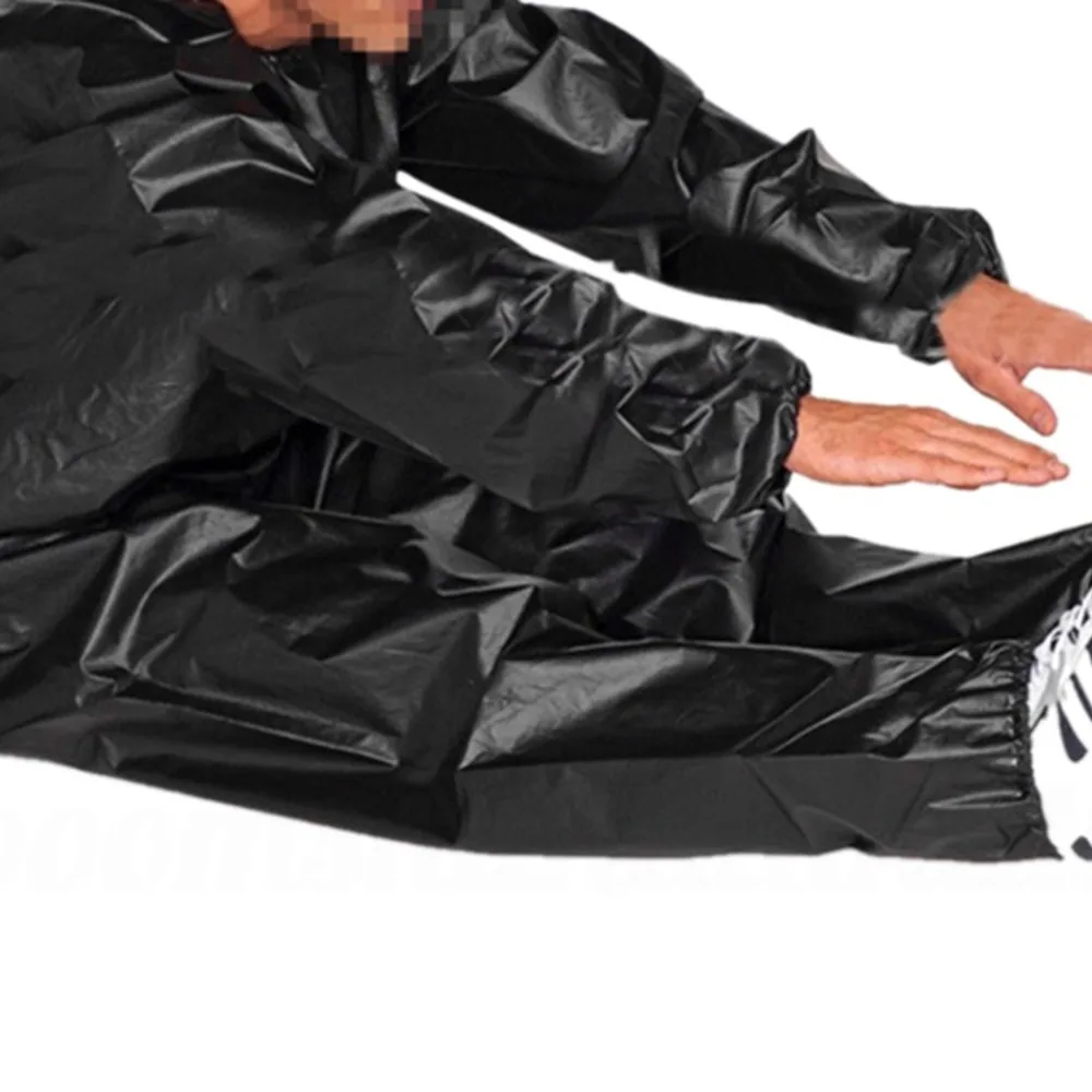 Сверхмощный потогонный костюм для сауны анти-Rip обучение Фитнес потеря веса, похудения одежда Цвет упражнения спортивный Спортивный костюм