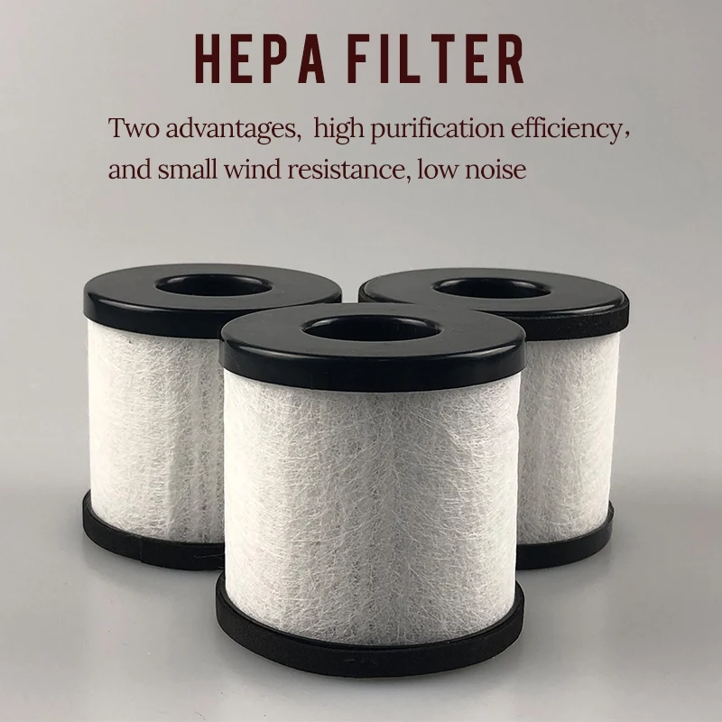 

2Pcs Filter Air Purifier With Gesture Control Anion Car Air Freshener Perfect For Car Air Purifier Cleaning Parts Filters