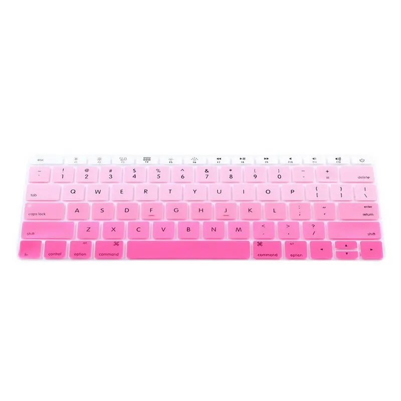 13/15/17 inch Pink US Version Keyboard Protect Cover for MACBook
