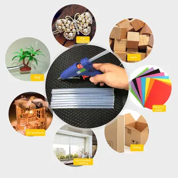 

Hot Convenient 11mm x 270mm Adhesive Sticks For Hot Melt General Purpose Craft HY99 JU28
