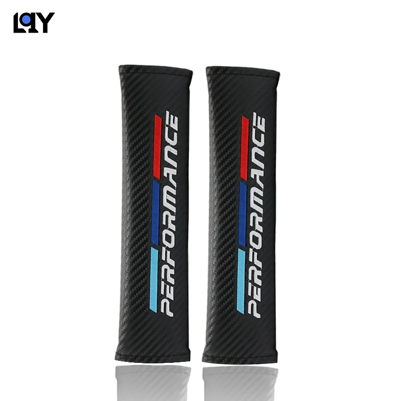 

LQY 2PC Auto Accessories carbon fiber seat belt cover for BMW M E90 E91 E92 E93 M3 E60 E61 F10 F07 m5 m6 m7 x4 x5 x1 e30 e39 e46