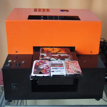 

Automatic A4 Size LED UV Flatbed Printer Multifunction Phone Case Printer Card Printer