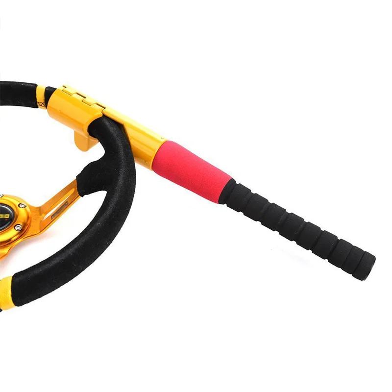 

Auto Car Anti-theft Security Rotary Steering Wheel Lock Truck Club Kit Universal